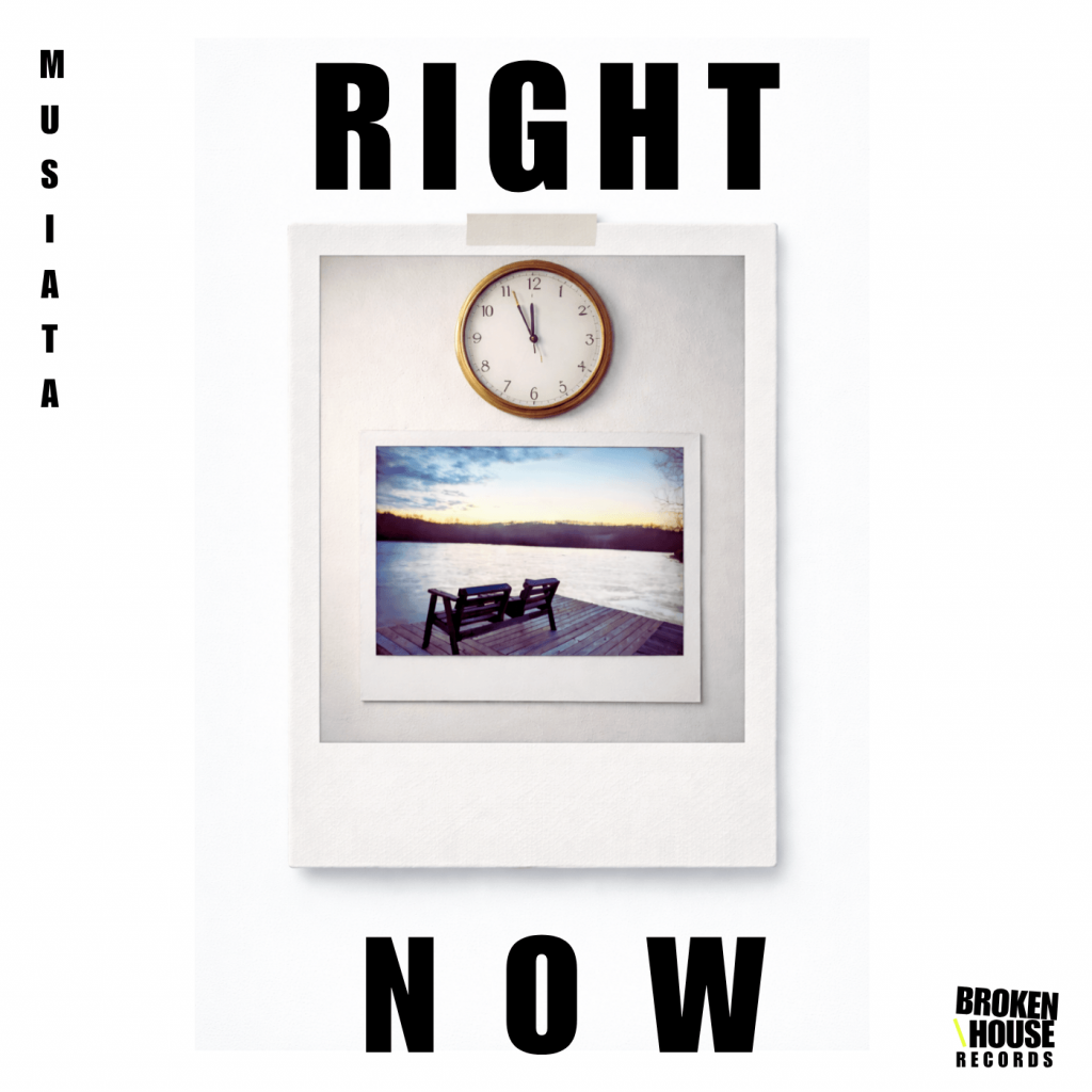 Right Now Album cover. Single available on Even. Release for streaming on May 11 2026